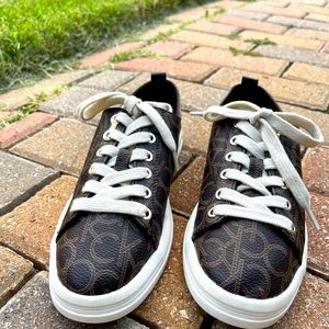 Calvin Klein Brown Signature Sneakers